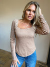 Lilac and Lace Long Sleeve Top