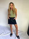 Cinched in Style Mini Skirt