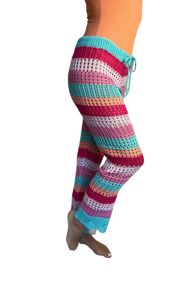 Cute in Crochet Beach Pants