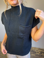 Polly Pocket Ribbed Knit Sweater
