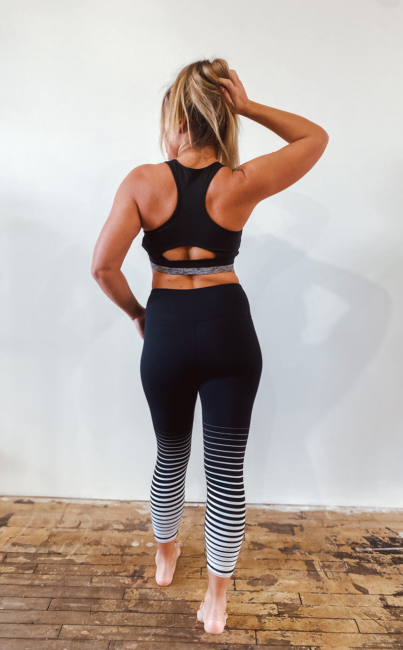 Active High Waist Capri Leggings For Gym Fitness Yoga Pants
