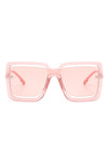 Oversize Square Large Cut-Out Fashion Sunglasses