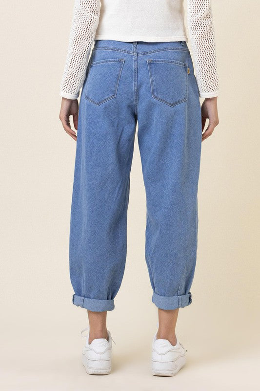 Slouchy High Waisted Jeans