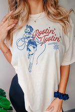 ROOTIN TOOTIN COUNTRY OVERSIZED GRAPHIC TEE
