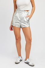 PAPERBAG METALLIC SHORTS