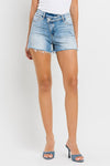 High Rise Criss Cross Shorts