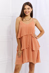 By The River Cascade Ruffle Style Cami Dress