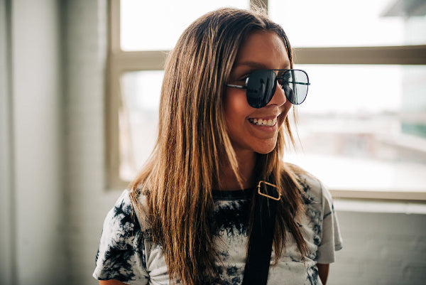 Alexa Aviator Frame Sunglasses