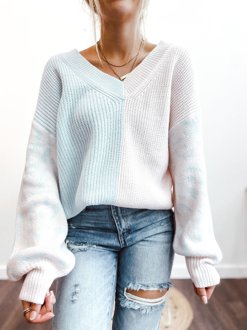 Daphne Split Knit Sweater