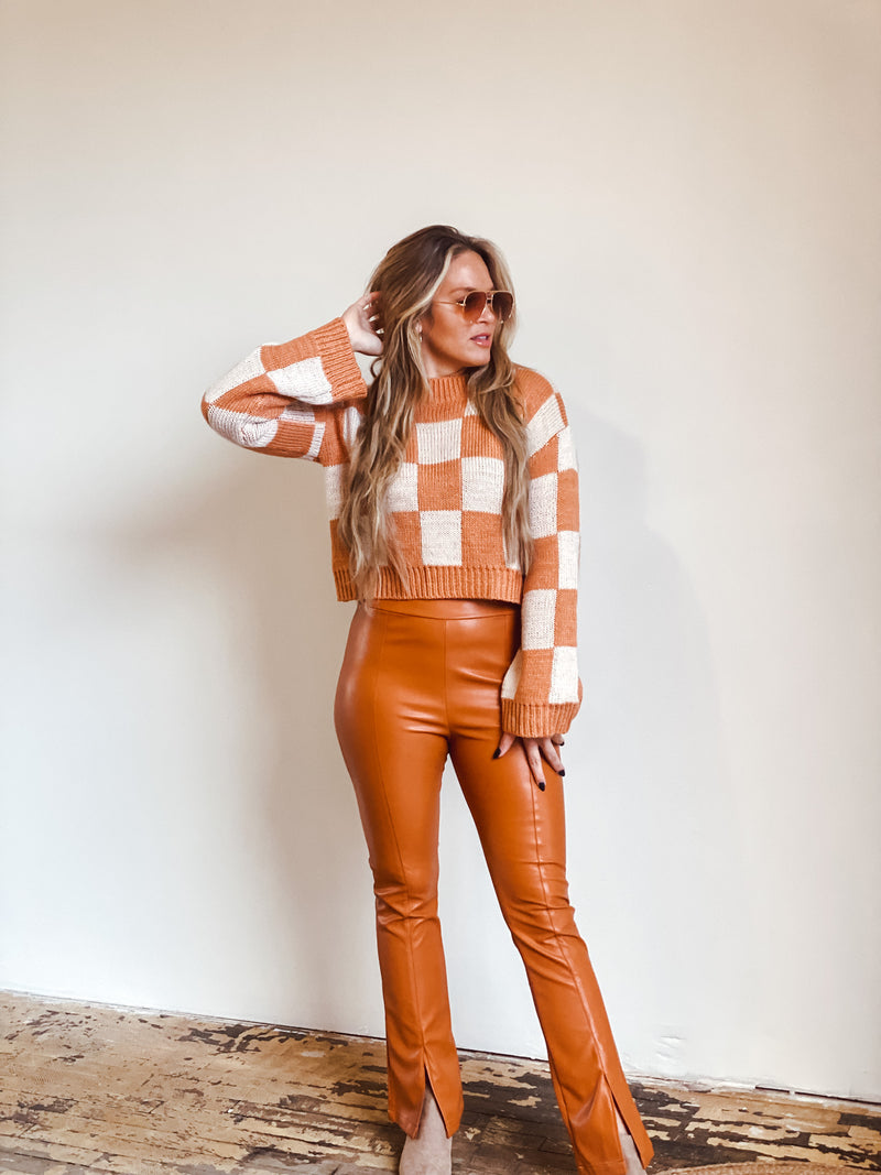 On Trend Leather Pant