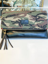 Poppy Foldover Clutch