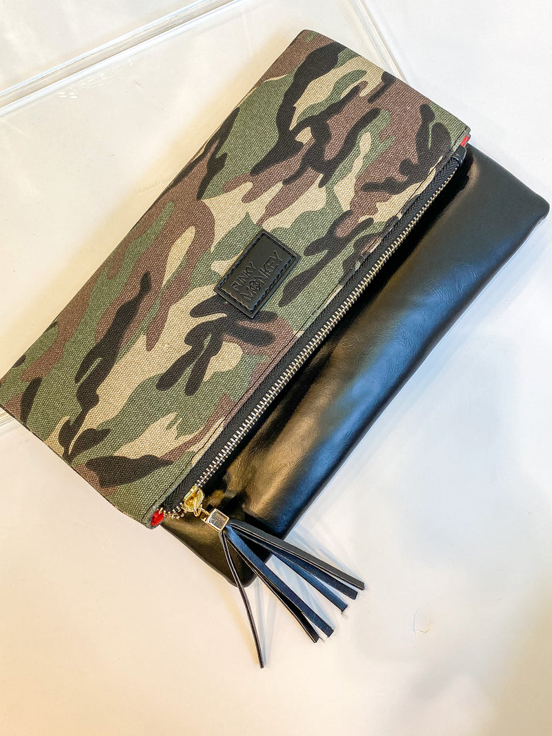 Poppy Foldover Clutch