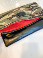 Poppy Foldover Clutch